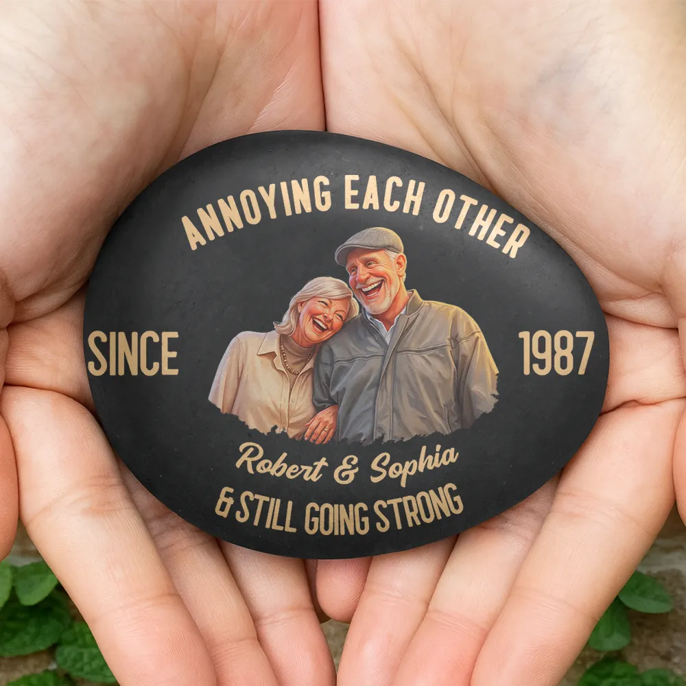 Custom Photo Caricature Vintage Annoying Each Other - Personalized Printed Rock