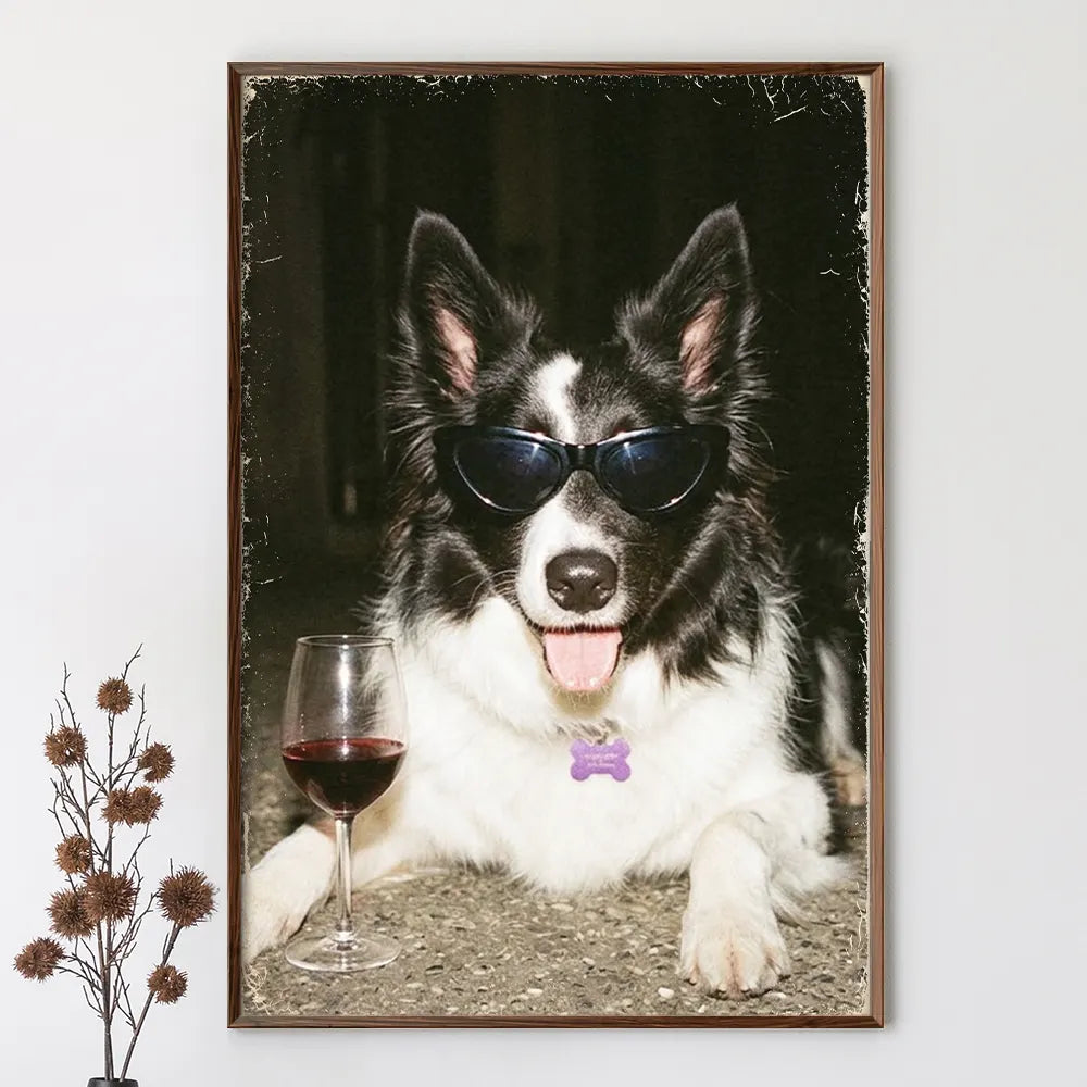 Custom Photo Cool Street Pet Portrait - Personalized Poster