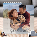 Custom Photo Couple Together & Forever - Personalized Building Brick Blocks