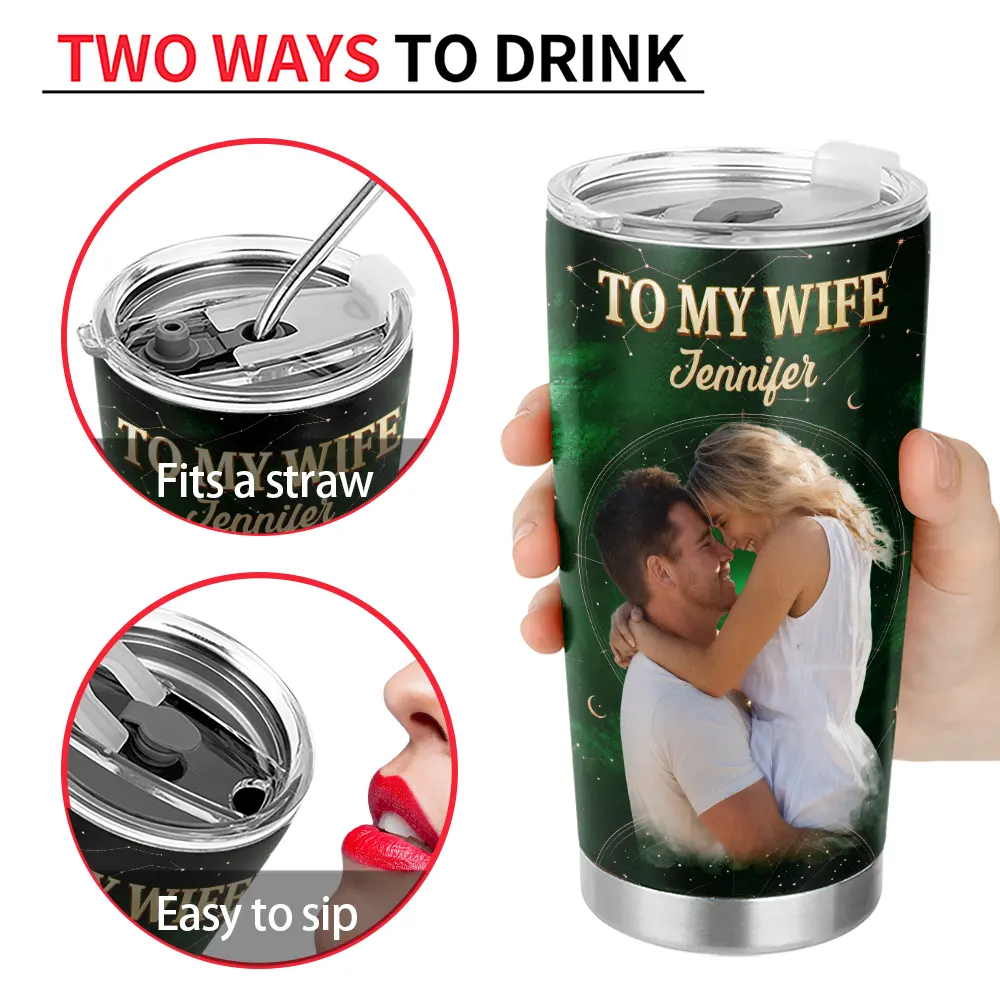 Custom Photo Couples I Choose You - Personalized Tumbler