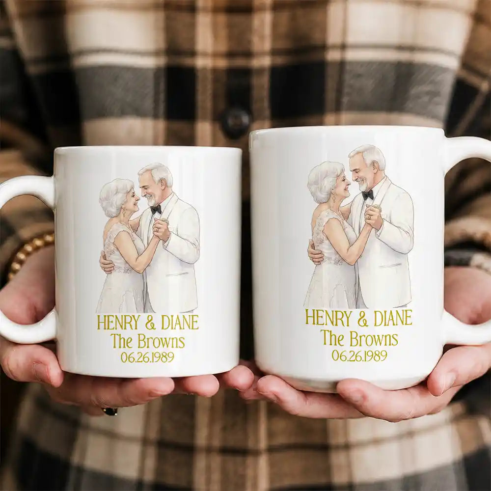Custom Photo Couples Wedding Engaged Bachelor Party - Personalized Mug