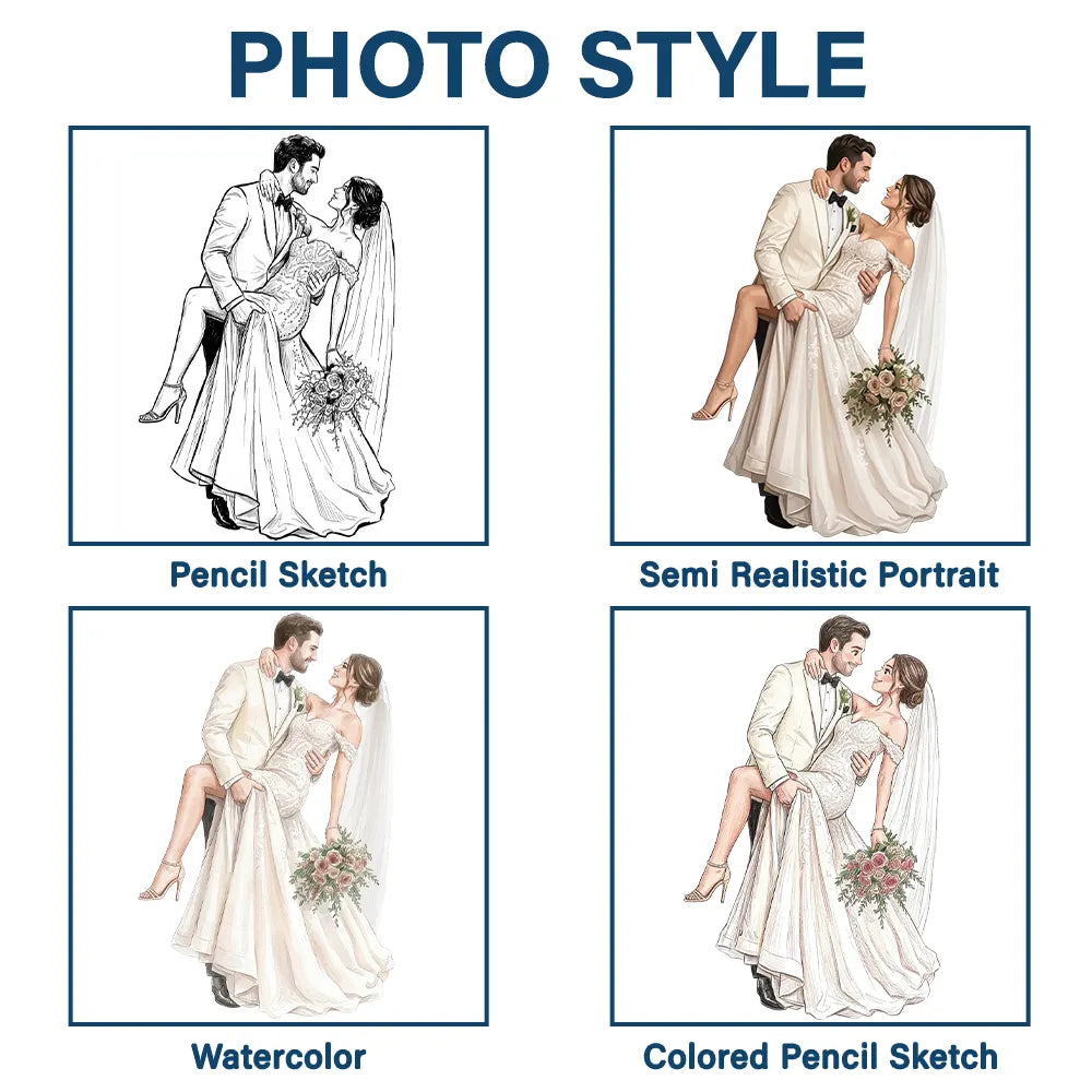 Custom Photo Couples Wedding Engaged Bachelor Party - Personalized Poster