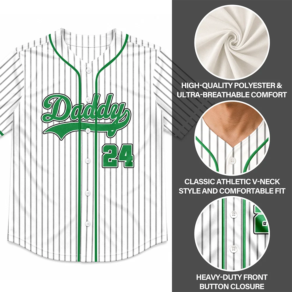 Custom Photo Pencil Sketch Art Family Mommy Daddy Baseball - Personalized Baseball Jersey Shirt