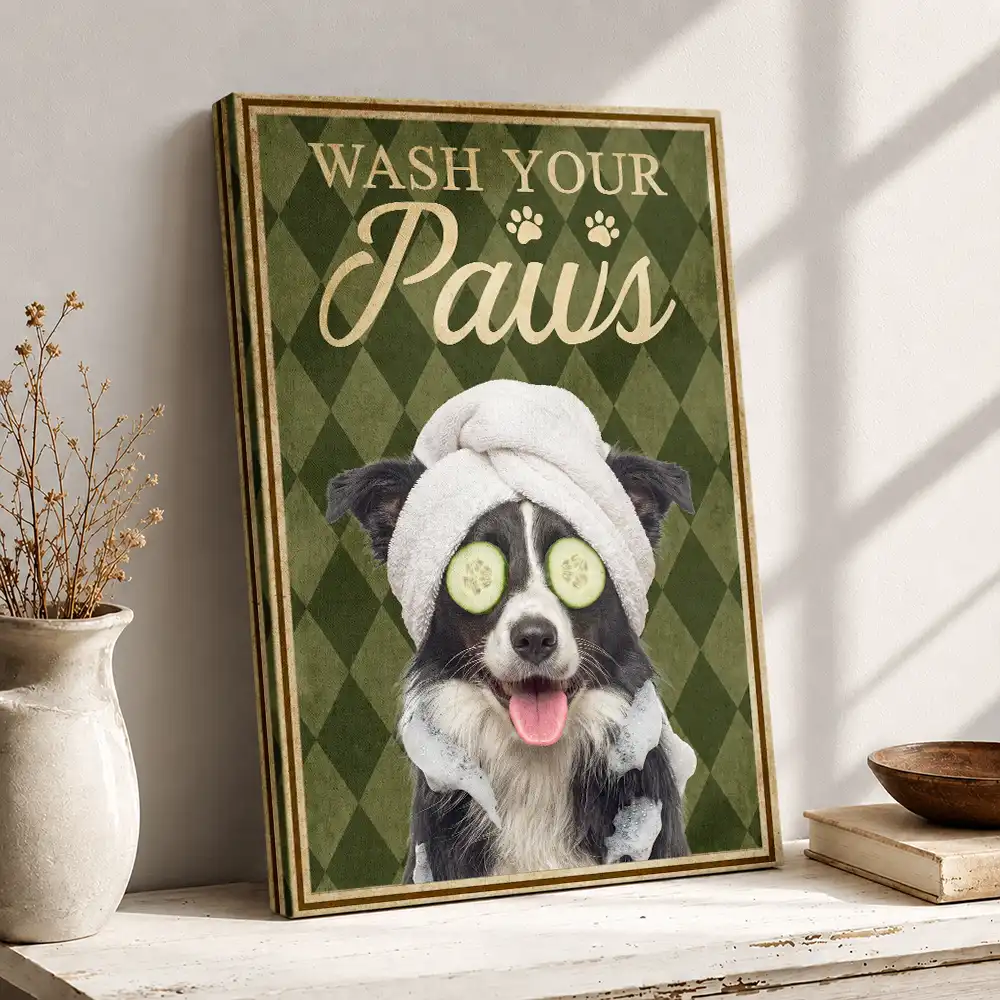 Custom Photo Funny Bathroom Pet Nice Butt Toilet Dog Cat - Personalized Poster