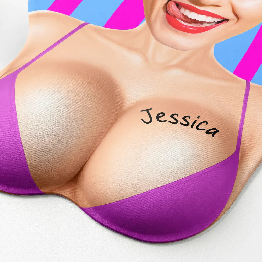 Custom Photo Funny & Naughty - Personalized Mouse Pad