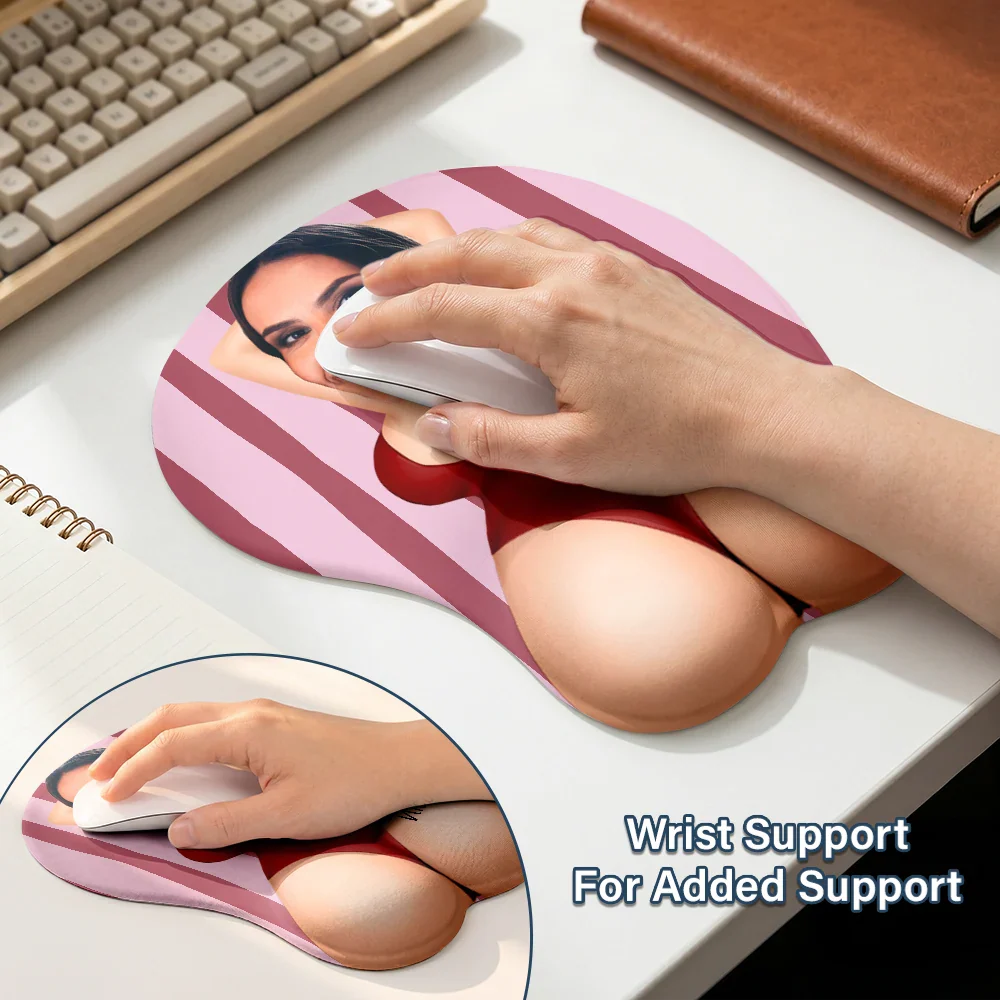 Custom Photo Funny & Naughty Big B**t - Personalized Mouse Pad