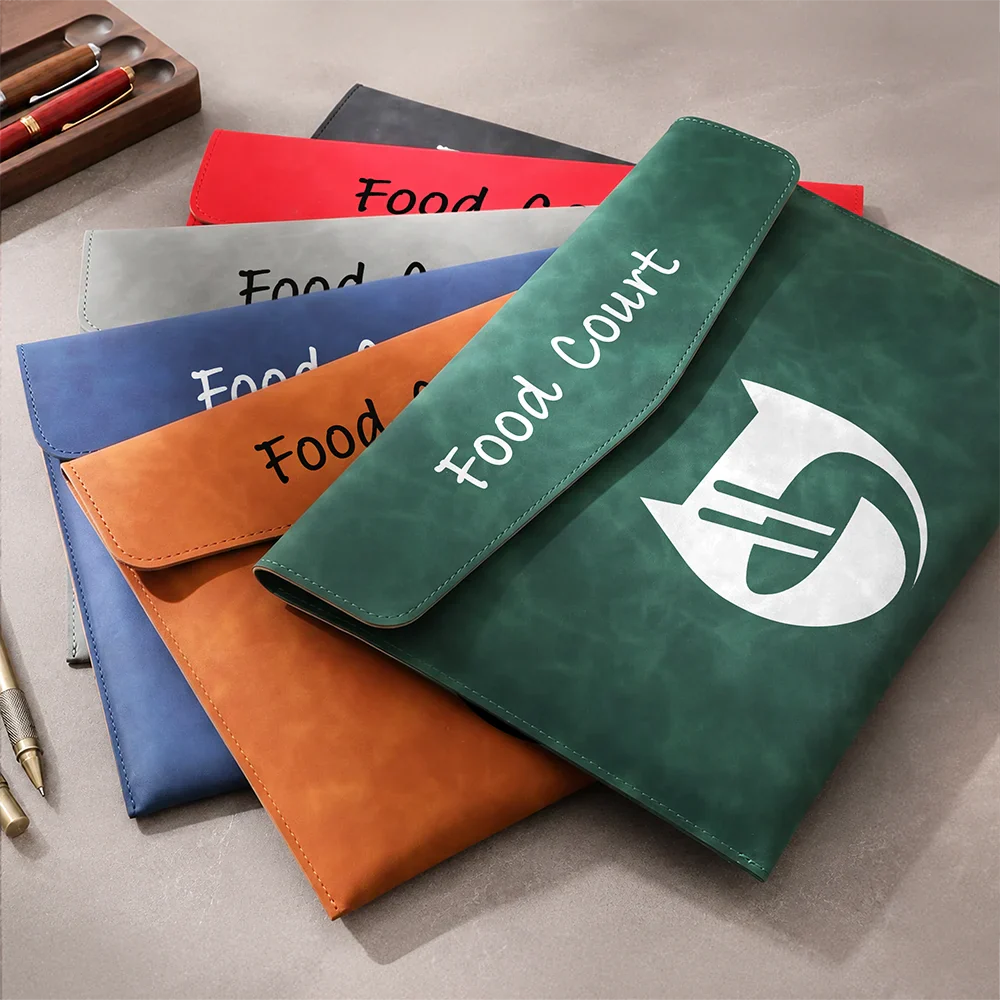 Custom Photo Logo & Name Business Gift - Personalized Leather Sleeve