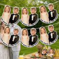 Custom Photo Look Who's Getting Married Couple - Personalized Garland Banner