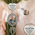 Custom Photo On This Special Day Know That I Am Here - Personalized Wedding Charm