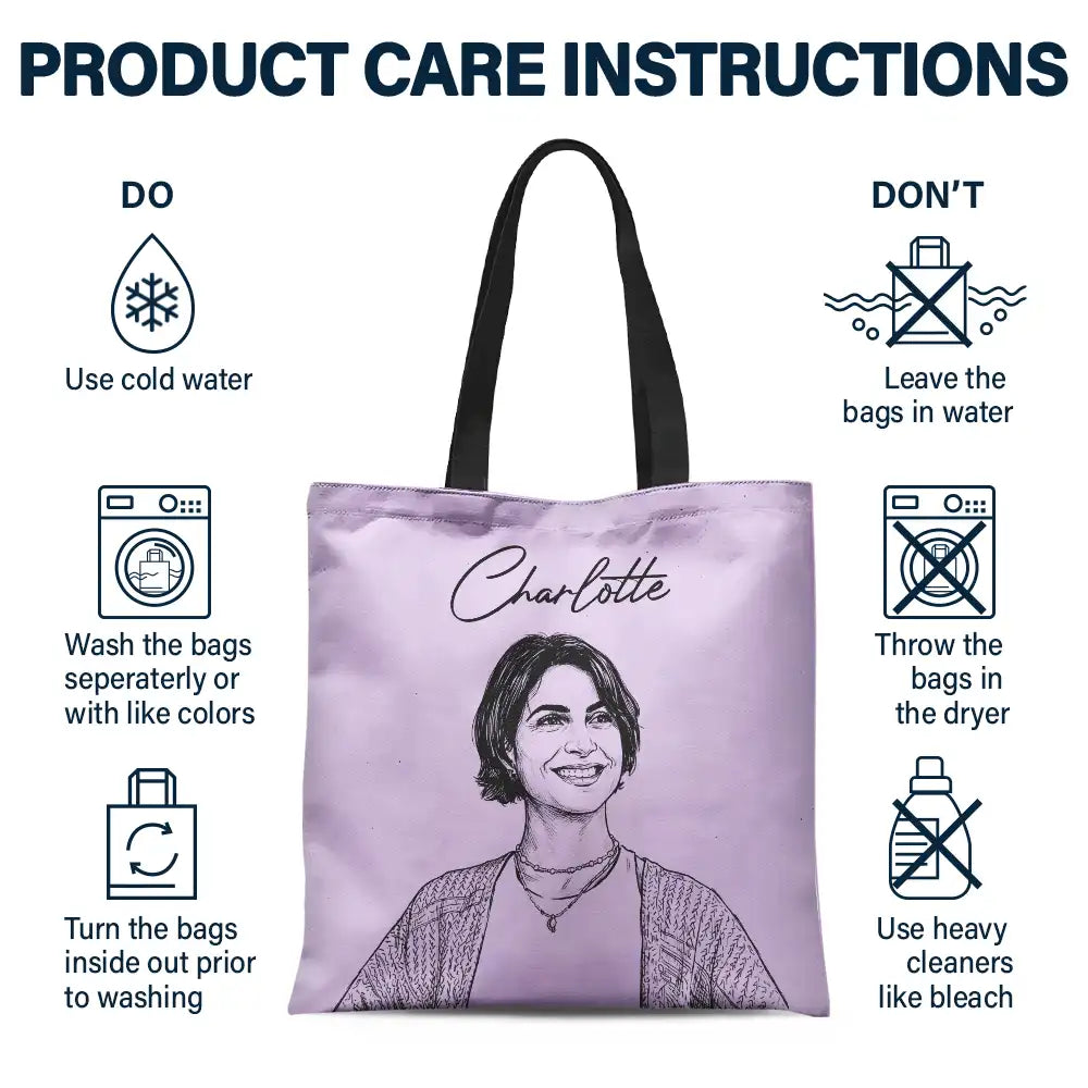 Custom Photo Pencil Sketch Besties Pet Funny Portrait - Personalized Tote Bag