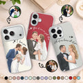 Custom Photo Semi Realistic Portrait You & Me We Got This - Personalized Clear Phone Case
