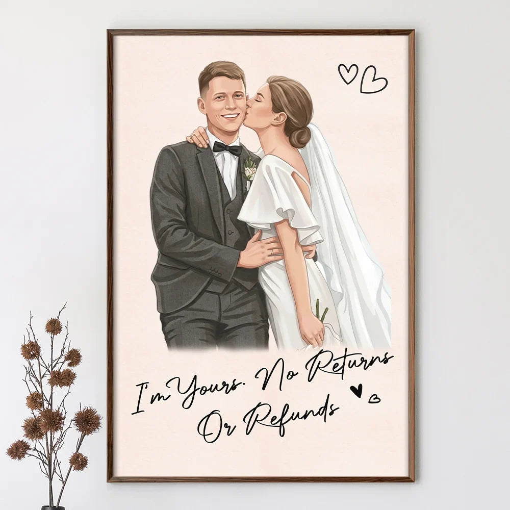 Custom Photo Semi Realistic Portrait You & Me We Got This - Personalized Poster