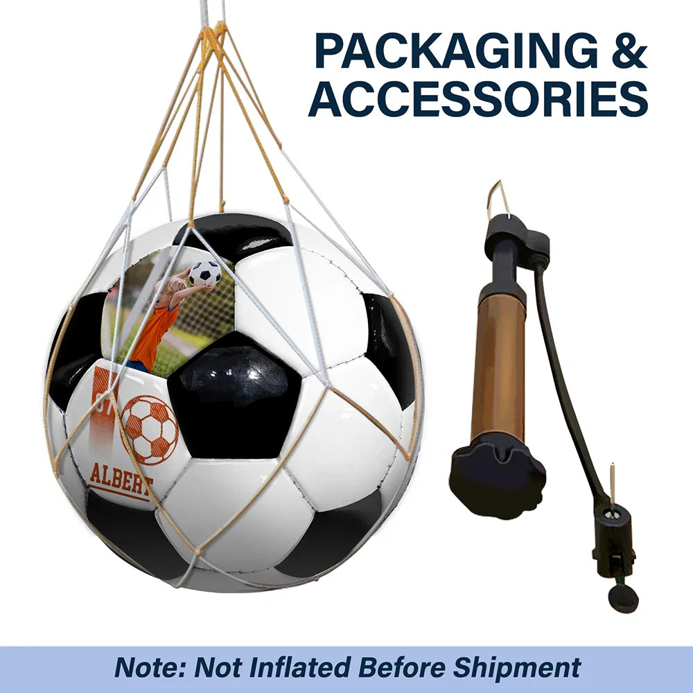 Custom Photo Soccer Ball With Name - Personalized Soccer Ball