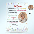 Custom Photo The World's Best Mommy Belongs To Me - Personalized Vertical Rectangle Acrylic Plaque