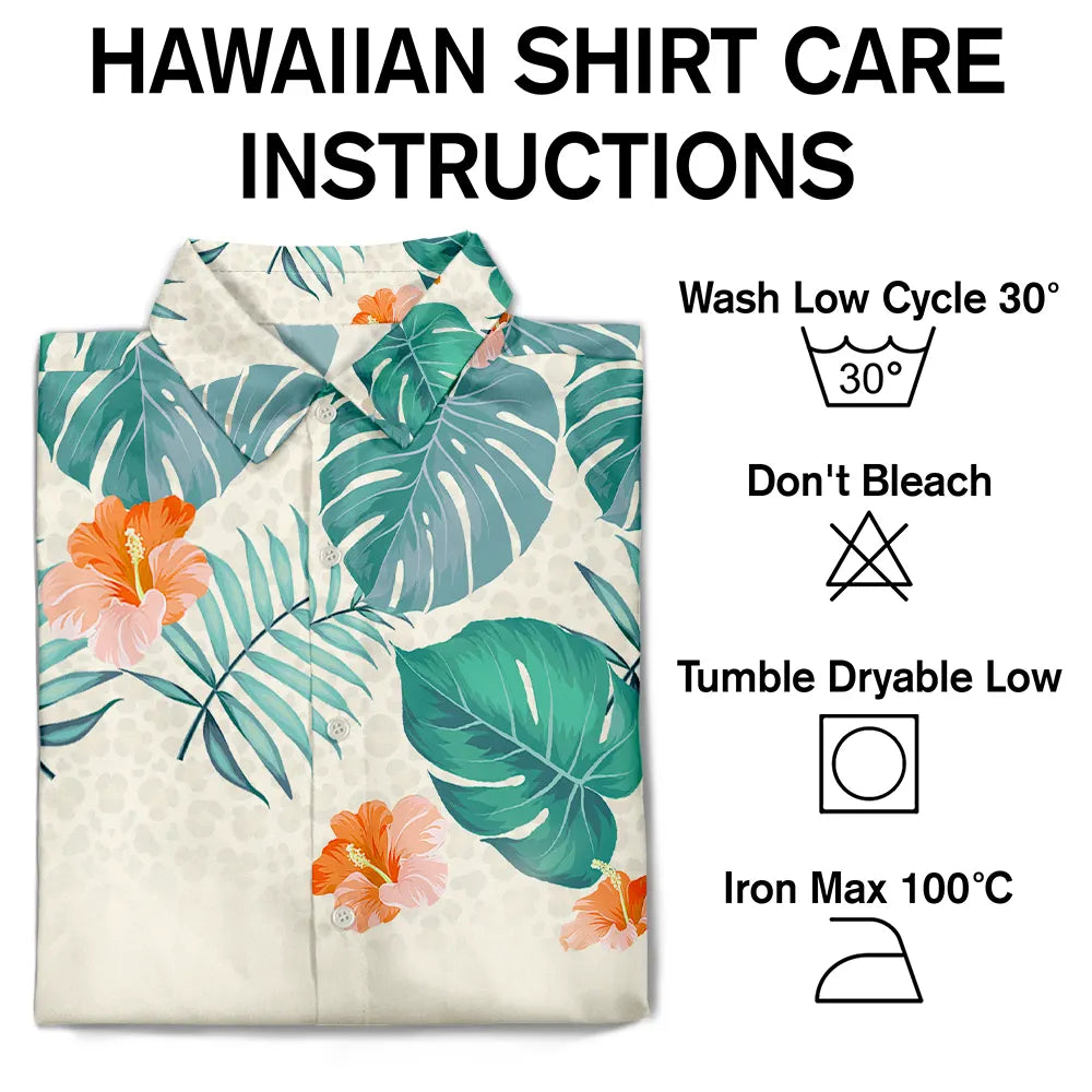 Custom Photo Watercolor Pet With Summer Accessories - Personalized Hawaiian Shirt