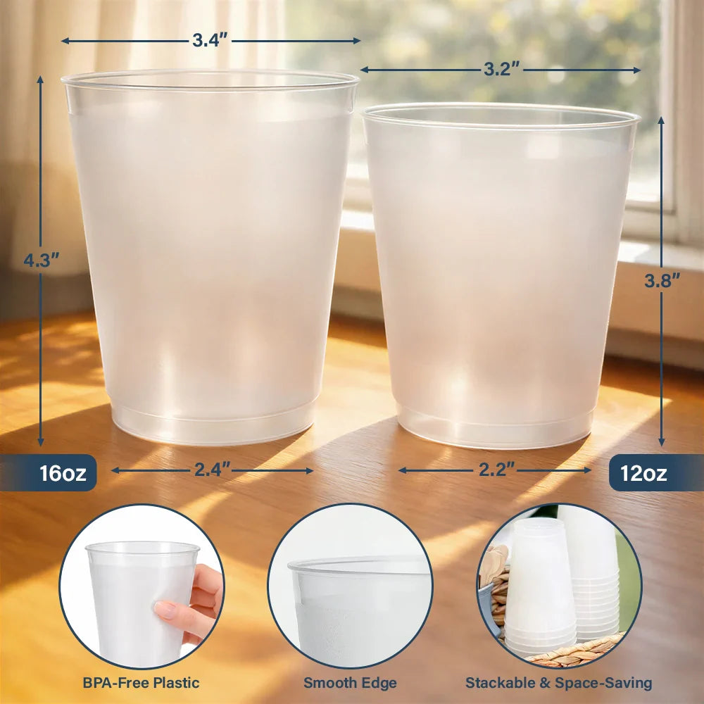 Life Is Better At The Beach Family Trip - Personalized Frosted Cups