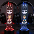 Forever In 2 Player Mode Gaming Couple - Personalized Headphone Stand