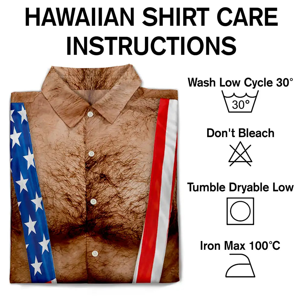 Funny 3D Hairy Body Swimsuit - Personalized Hawaiian Shirt