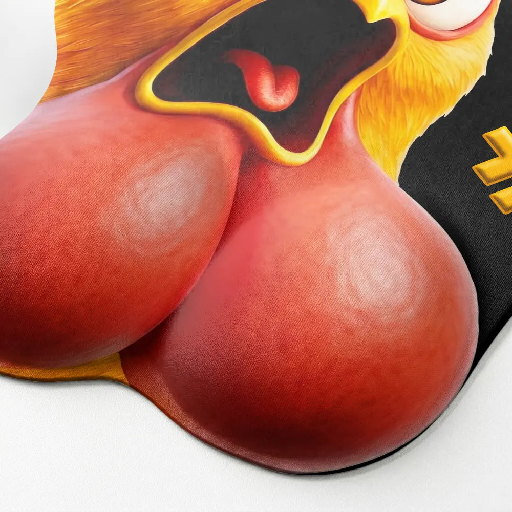 Funny Chicken F-Caw-F - Personalized Mouse Pad