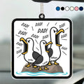 Funny Screaming Seagull - Personalized Acrylic Car Hanger