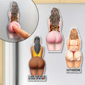 Funny & Naughty Just One Poke - Personalized Squishy Acrylic Fridge Magnet