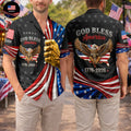 God Bless America - Personalized Hawaiian Shirt
