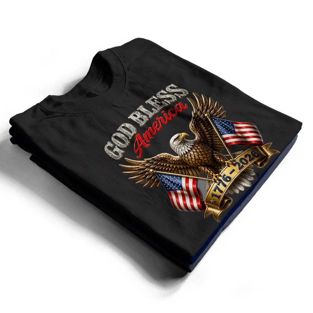God Bless America - Personalized T Shirt