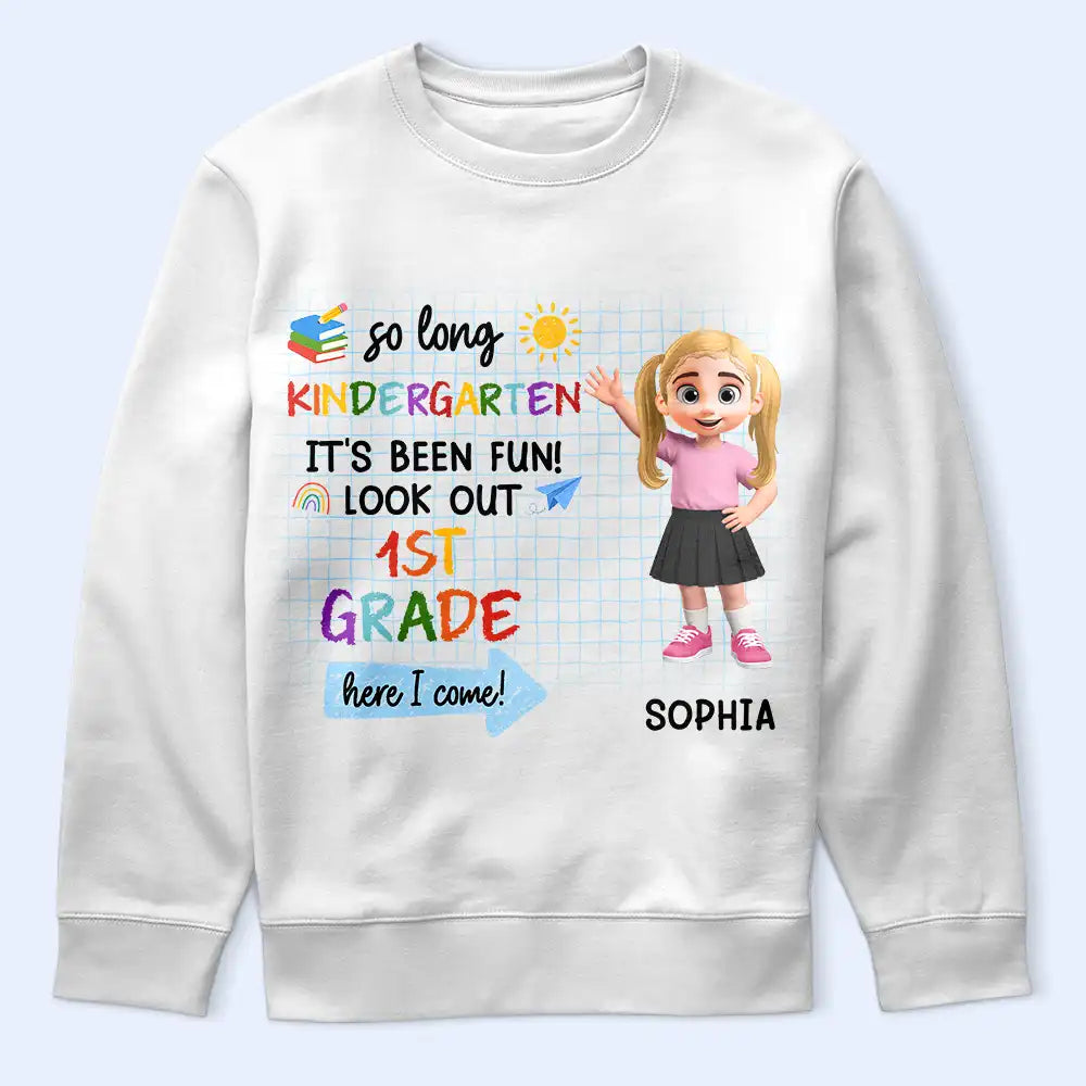 Here I Come Kids Back To School - Personalized T Shirt