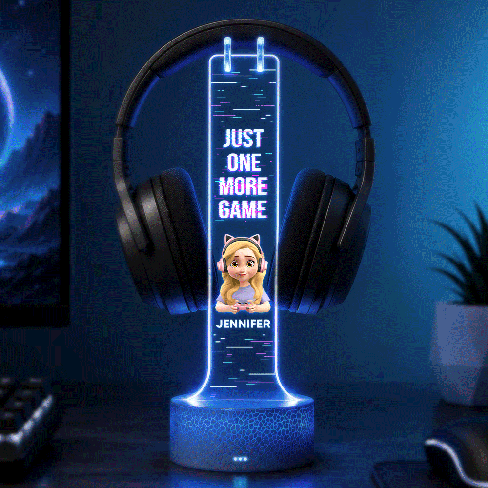 I Am Gaming Do Not Disturb 3D Effect Gamer - Personalized Headphone Stand