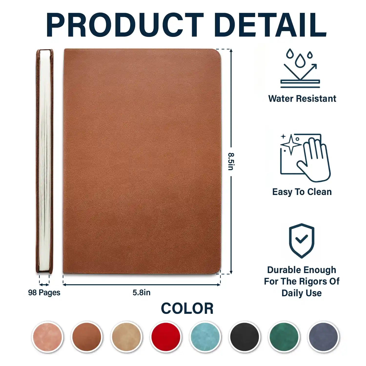 Custom Photo Couples Wedding Engaged Bachelor Party - Personalized Leather Journal