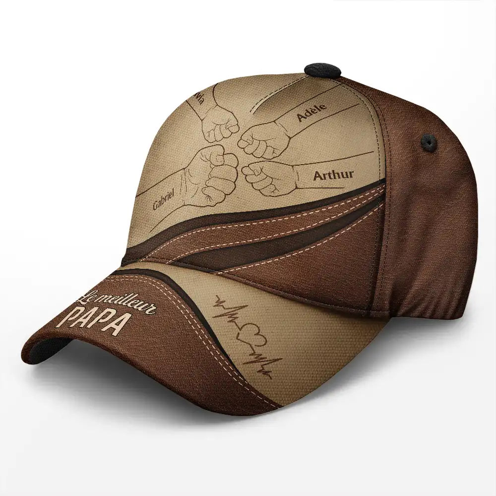 Le Meilleur Papa - Casquette Classique Personnalisée
