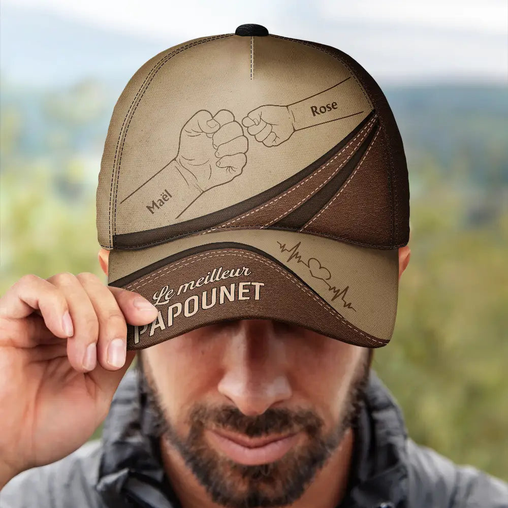 Le Meilleur Papa - Casquette Classique Personnalisée