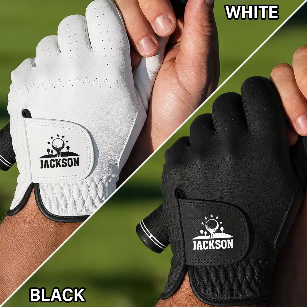 Life Is Full Of Choices Golf Monogram - Personalized Golf Glove