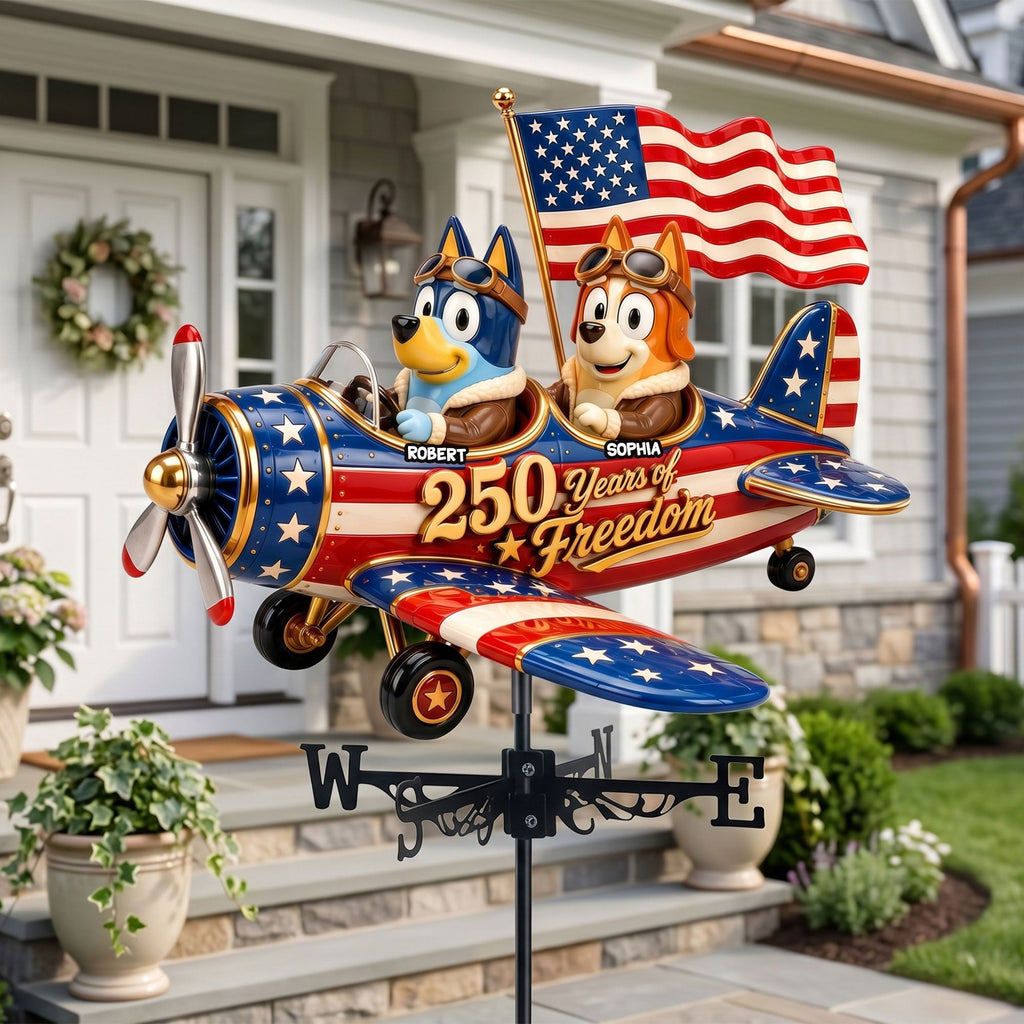 Family Pride Anniversary Weather Vane - Personalized Gift For Family 04PATI140526