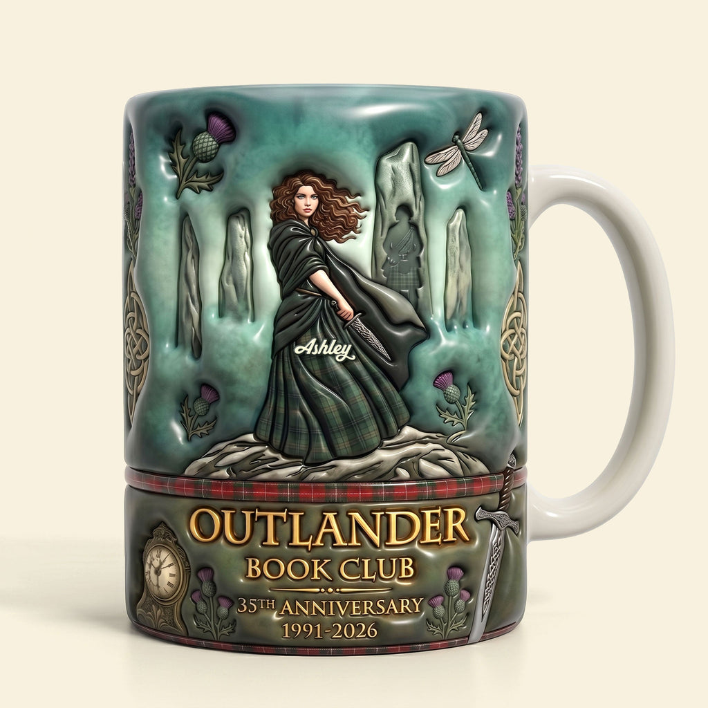 Reading Through Time Coffee Mug - Personalized Gifts 01QHTI240626
