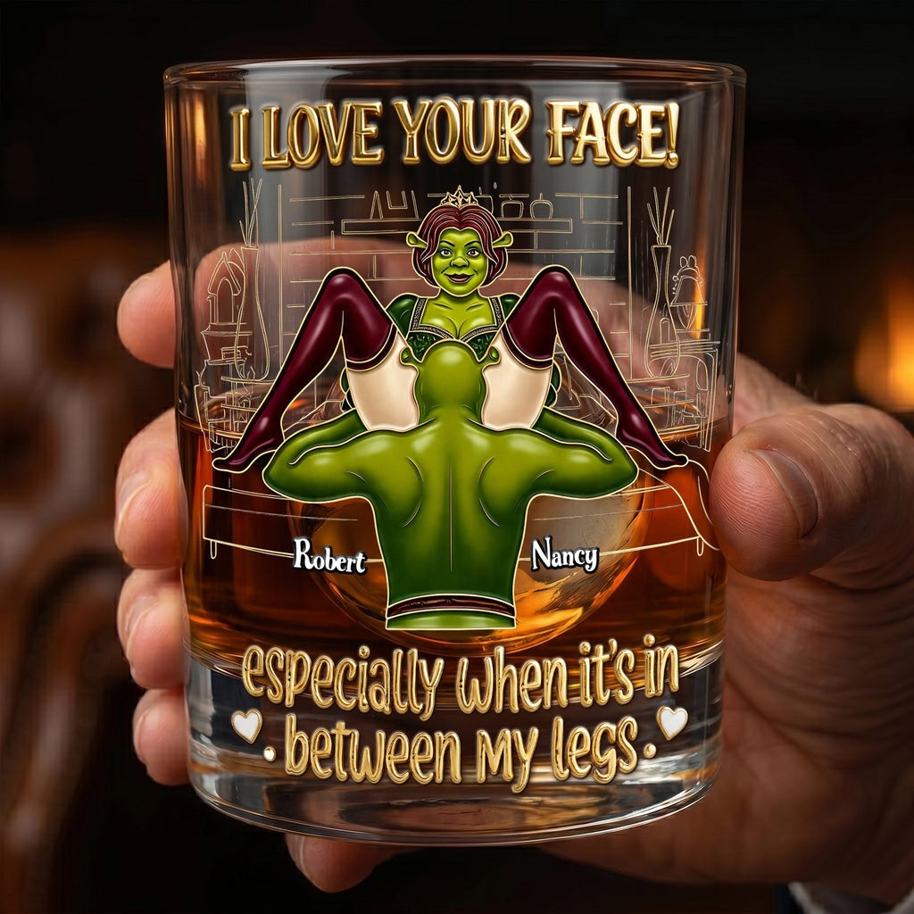 Naughty Couple Round Glass - Personalized Gifts For Couple 01nati170626