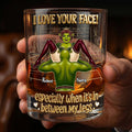 Naughty Couple Round Glass - Personalized Gifts For Couple 01nati170626