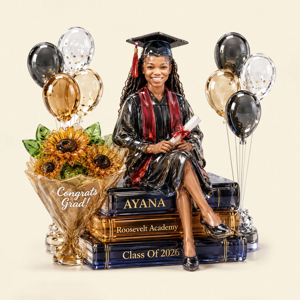 Graduation Memory Acrylic Plaque - Personalized Custom Photo Gifts For Graduations 01NATI120526