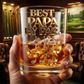 Legendary Golf Dad Round Glass - Personalized Gifts For Dads 03PGTI130526