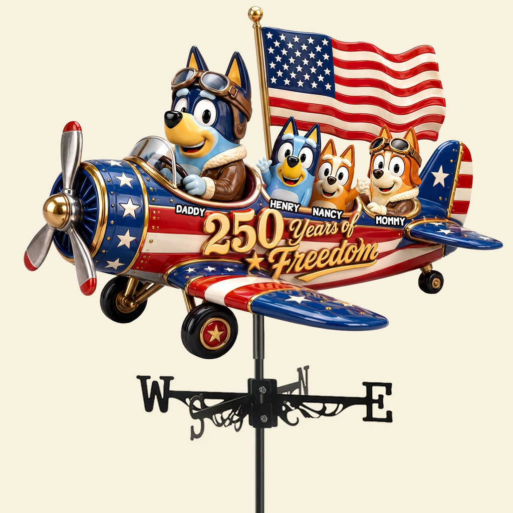 Family Pride Anniversary Weather Vane - Personalized Gift For Family 04PATI140526