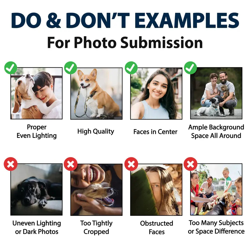 Custom Photo Watercolor Pet Lovers Dog Cat Pet Lover - Personalized Poster