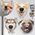 Custom Photo Funny Dog Nose - Personalized Squishy Acrylic Fridge Magnet