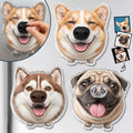 Custom Photo Funny Dog Nose Boop It - Personalized Squishy Acrylic Fridge Magnet