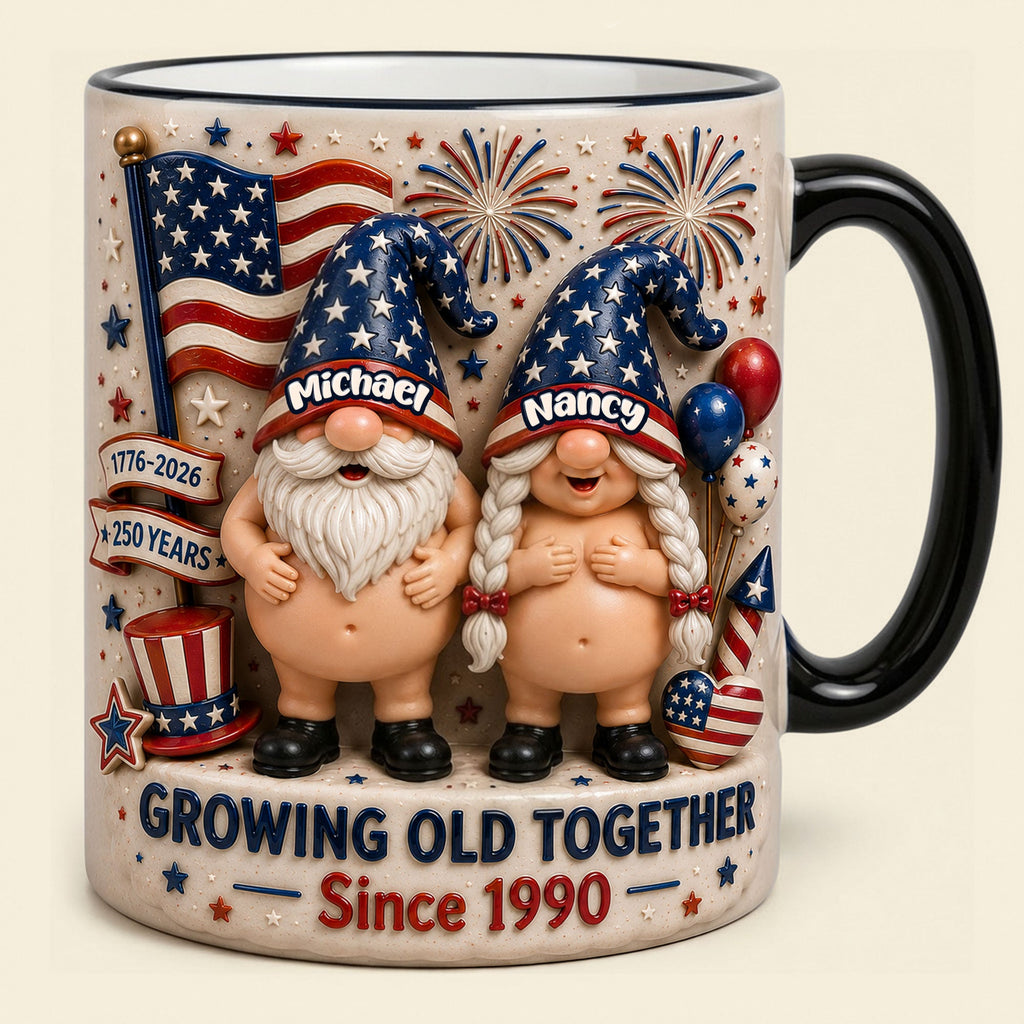 Growing Old Together Magic Coffee Mug - Personalized Gifts For Couple 02nati030626