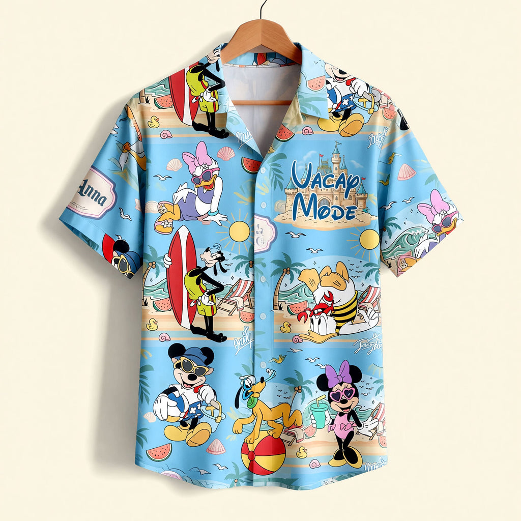 Cute Fun Summer Vacation Matching Hawaiian Shirt - Personalized Gifts For Family & Friends 03QHTI170626