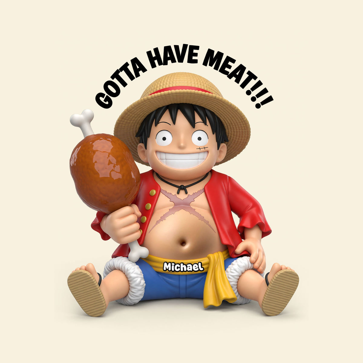 Funny Meat Lover Anti-collision Fridge Magnet - Personalized Gift 04TOTI200626