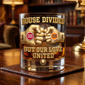 Fist Bump Couple Sport Round Glass - Personalized Gifts For Couple 02huti060626