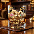 Rival Team Couple Round Glass Personalized Gifts For Couple 06HUTI060626