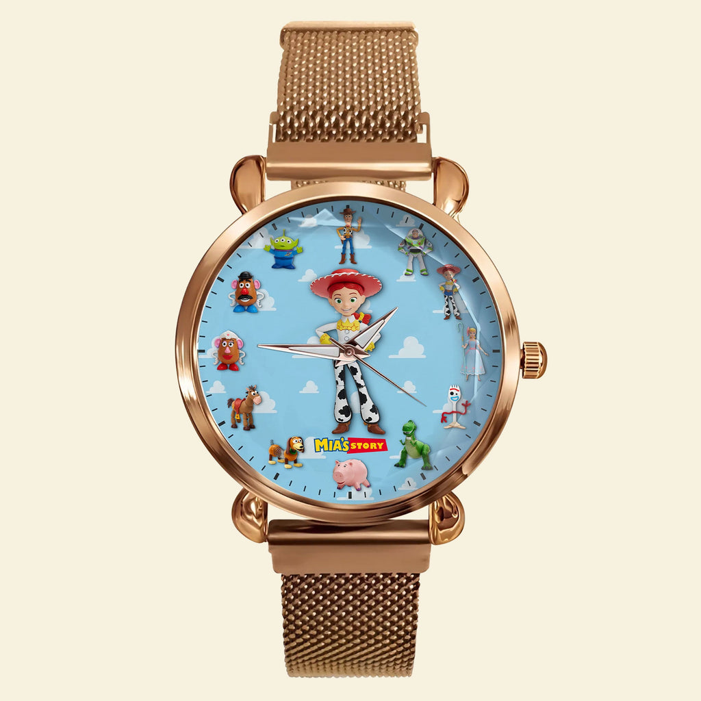 Lovely Characters Mesh Strap Quartz - Personalized Gifts 03nati230626