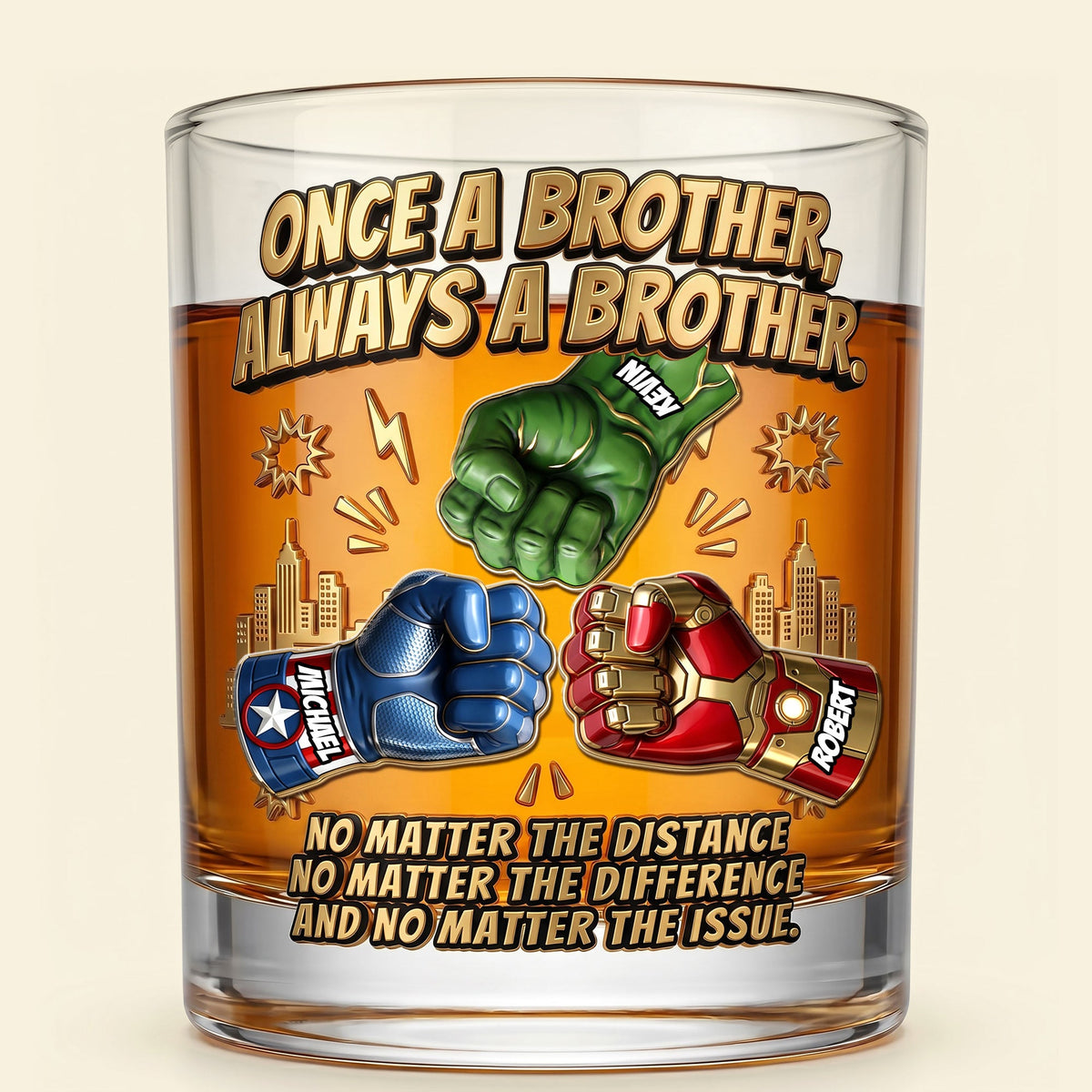 Best Brother Ever Round Glass Personalized Gifts For Brothers 01NATI050626